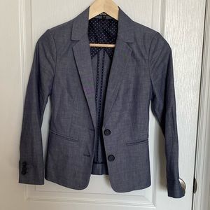 Express Blue Blazer with sleeve detail - 00